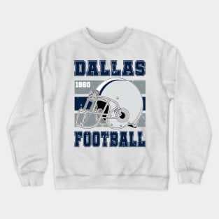 Dallas Retro Football Crewneck Sweatshirt